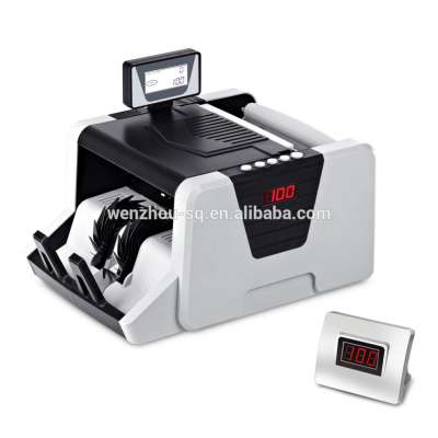 Money Counter UV+MG+MT+IR+DD Counterfeit detection DMS-1180T Cash Counter with Rotary LCD Display Money Couting Machine