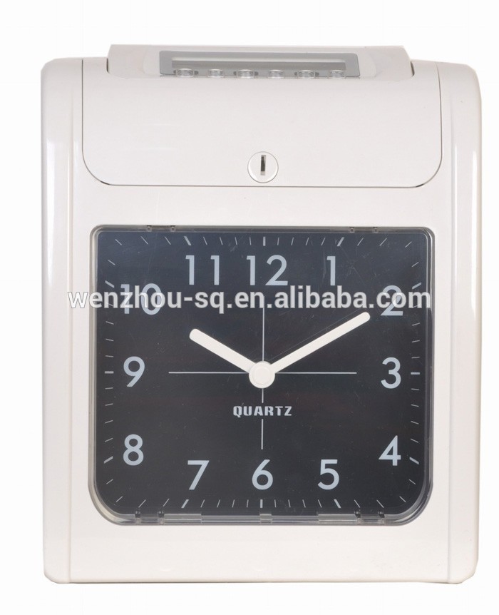 Clock Display Punch Card Time Recorder Attendence Management