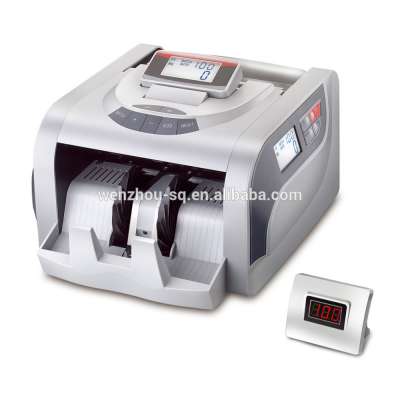 Top Grade Money Counter with Dual Rotary LCD Display UV+MG+SIZE Counterfeit Detection EU-860T Bill Detector Counting Machine